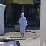 Lady in white Juan les Pins